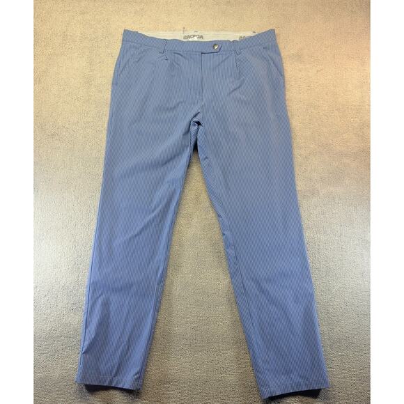 adidas Other - Adidas Climalite Golf Pants Men 36x32 Blue Checkered Stretch Golfing Performance